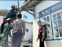 TNI-Polri Berjibaku Percepat Rehabilitasi Wilayah Pasca Gempa Kabupaten Bandung