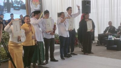 Inilah Nomor Urut Pasangan Calon Bupati dan Wakil Bupati Sumedang Tahun 2024