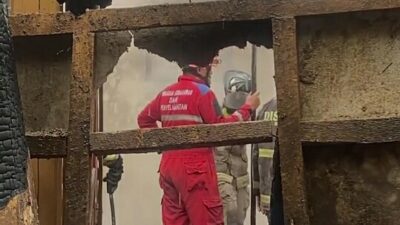 Rumah di Gang Sempit Kampung Legok Cibodas Hangus Terbakar