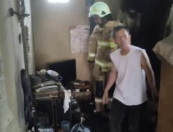 Kebakaran Rumah Berlantai 2 di Gang Sukasani Dipadamkan Sebelum Merambat
