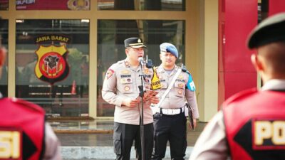 Pelantikan Presiden Prabowo Tiba, Polresta Bandung Jaga Sejumlah Titik Strategis
