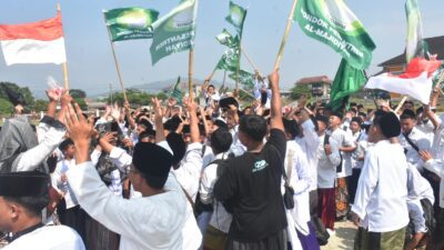 Peringatan HSN di Sumedang, Ratusan Santri Penuhi PPS