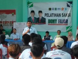 Latih Saksi TPS di Ganeas, Dony Ahmad Munir: Ini Bukti Kesiapan Kami Menghadapi Pilkada 2024