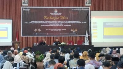 PPK dan PPS Dibimtek Aplikasi SITAB Oleh KPU Sumedang