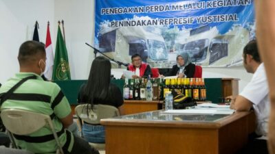 Puluhan Pelaku Prostitusi Hingga Penjual Miras Ilegal Diseret ke Pengadilan