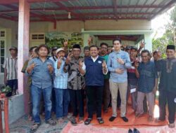 Safari Politik ke Ujungjaya, Dony-Fajar Janjikan Percepatan Perbaikan Bendungan Cariang dan Lapangan  Pekerjaan