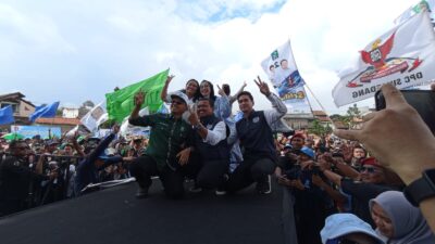 Kampanye Akbar, Dony-Fajar Sampaikan Rencana Besarnya Melanjutkan Pembangunan Sumedang