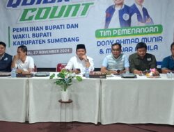 Hasil Real Count Internal, Tim Dony-Fajar Klaim Unggul 49,49 Persen di Pilkada Sumedang