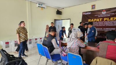 PPK di Sumedang Mulai Rapat Pleno Rekapitulasi Suara Hasil Pilkada 2024