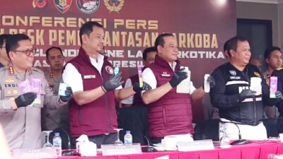 Jenis Narkotika di Pabrik Narkoba Kabupaten Bandung Bernilai Rp670 Miliar