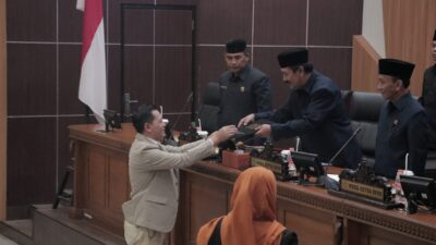 DPRD Sumedang Usulkan Pengangkatan Bupati dan Wakil Bupati Terpilih ke Mendagri