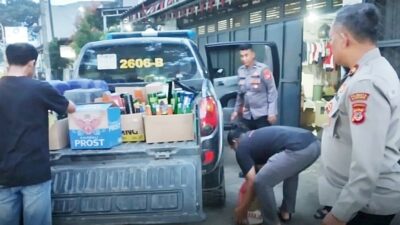 129 Botol Miras dan 4 Jeriken Tuak Siap Jual Ditemukan di Baleendah