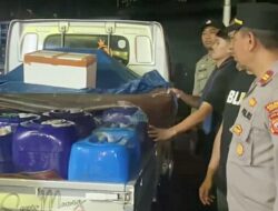 Pengiriman 1.500 Liter Tuak Digagalkan Polisi di Kabupaten Bandung