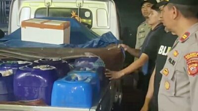 Pengiriman 1.500 Liter Tuak Digagalkan Polisi di Kabupaten Bandung