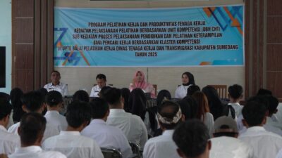 Diikuti Ratusan Orang, BLK Sumedang Gelar Pelatihan Gelombang Satu