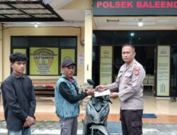 Polisi Kembalikan Motor Curian yang Digondol Maling di Baleendah