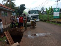Jalan Amblas di Jatimekar Situraja Sumedang Akhirnya Diperbaiki