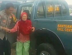 Gercep! Polisi Pertemukan Nenek Tuna Wicara dengan Keluarganya di Baleendah