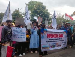 Tolak Perpanjangan HGB dan HGU, Ratusan Warga dari Dua Desa di Sumedang Gelar Aksi Demo