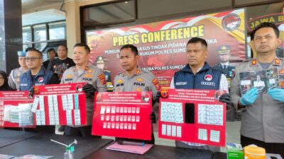 Dalam Dua Bulan, 17 Pelaku Penyalahguna Narkotika Dibekuk Polres Sumedang, Satu Orang Di Antaranya ASN