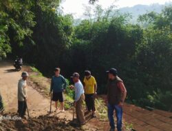 Empat Rumah Terancam, Akibat Pergeseran Tanah di Kadakajaya Sumedang