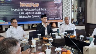 Dorong Kenaikan PAD, Wabup Fajar Bahas Pajak MBLB Bersama Pelaku Usaha Tambang di Sumedang