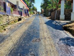 10 Tahun Ditunggu, Akhirnya Jalan Desa Pamekaran Sumedang Diperbaiki