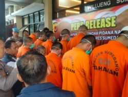 Polres Sumedang Ungkap 13 Kasus Narkotika, 19 Tersangka dan Ribuan Butir Obat Terlarang Diamankan