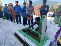 Peringati HUT ke-80 RI, Forkopimcam Conggeang Ziarah TMP Mayor Abdulrahman