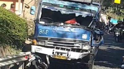 Kecelakaan Beruntun di Tanjakan Paledang Sumedang, Satu Pemotor Luka-luka