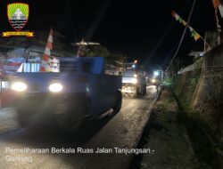 Perbaikan Ruas Jalan Tanjungsari–Genteng Dimulai, Ditargetkan Rampung 60 Hari