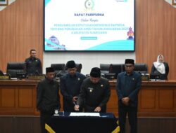 Perda APBD Perubahan 2025, Resmi Disahkan DPRD Sumedang