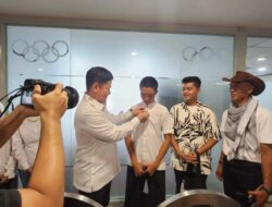 Ketum KOI Lepas Kontingen Indonesia Untuk Asian Youth Games 2025 di Abu Dhabi dan Bahrain