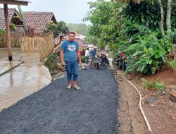 Bentar Lagi, Warga Mekar Rahayu Sumedang Bakal Nikmati Jalan Hotmix