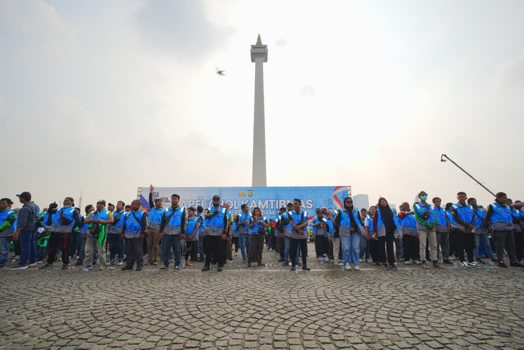 Kapolri Ajak Ojol Jaga Kamtibmas