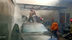 Kebakaran Gudang Elektronik di Sumedang, Kerugian Capai Rp50 Juta