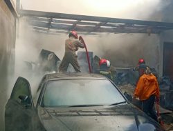 Kebakaran Gudang Elektronik di Sumedang, Kerugian Capai Rp50 Juta