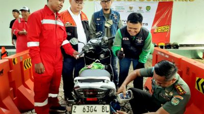 Hari Juang TNI AD, 300 Ojol dan 11 Warga Sumedang Rasakan Manfaat Aksi Sosial BAZNAS–Kodim 0610