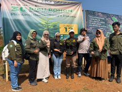 Anggota DPRD Sumedang Lady Puspita Hadiri Penanaman 30 Ribu Pohon di Hegarmanah