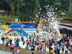 Kampung Wisata Pangjugjugan Jadi Destinasi Favorit Tahun Baru, Tawarkan Kolam Air Busa dan Beragam Wahana