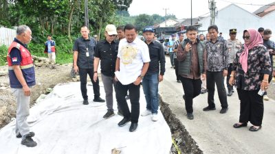 Jalan Conggeang-Ujungjaya Sumedang Diperbaiki dengan Dana IJD