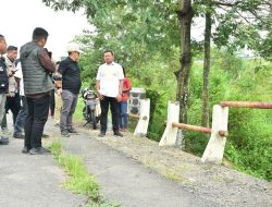 Bupati Sumedang Pastikan, Perbaikan Sasak Beureum Ujungjaya Dilakukan Tahun Ini