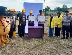 Polres Sumedang dan Ikopin University Kerja Sama Penanaman Ubi Cilembu di Lahan 2 Hektare