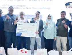 Taspen Salurkan Bantuan Sembako untuk ASN Golongan I, II dan PPPK di Sumedang