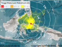 Gempa M7,6 Guncang Ternate, BMKG Peringatkan Potensi Tsunami