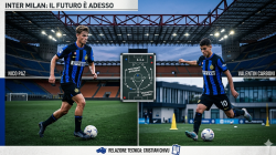 Nico Paz dan Valentin Carboni dalam ilustrasi perbandingan pemain muda target proyek Cristian Chivu di Inter Milan
