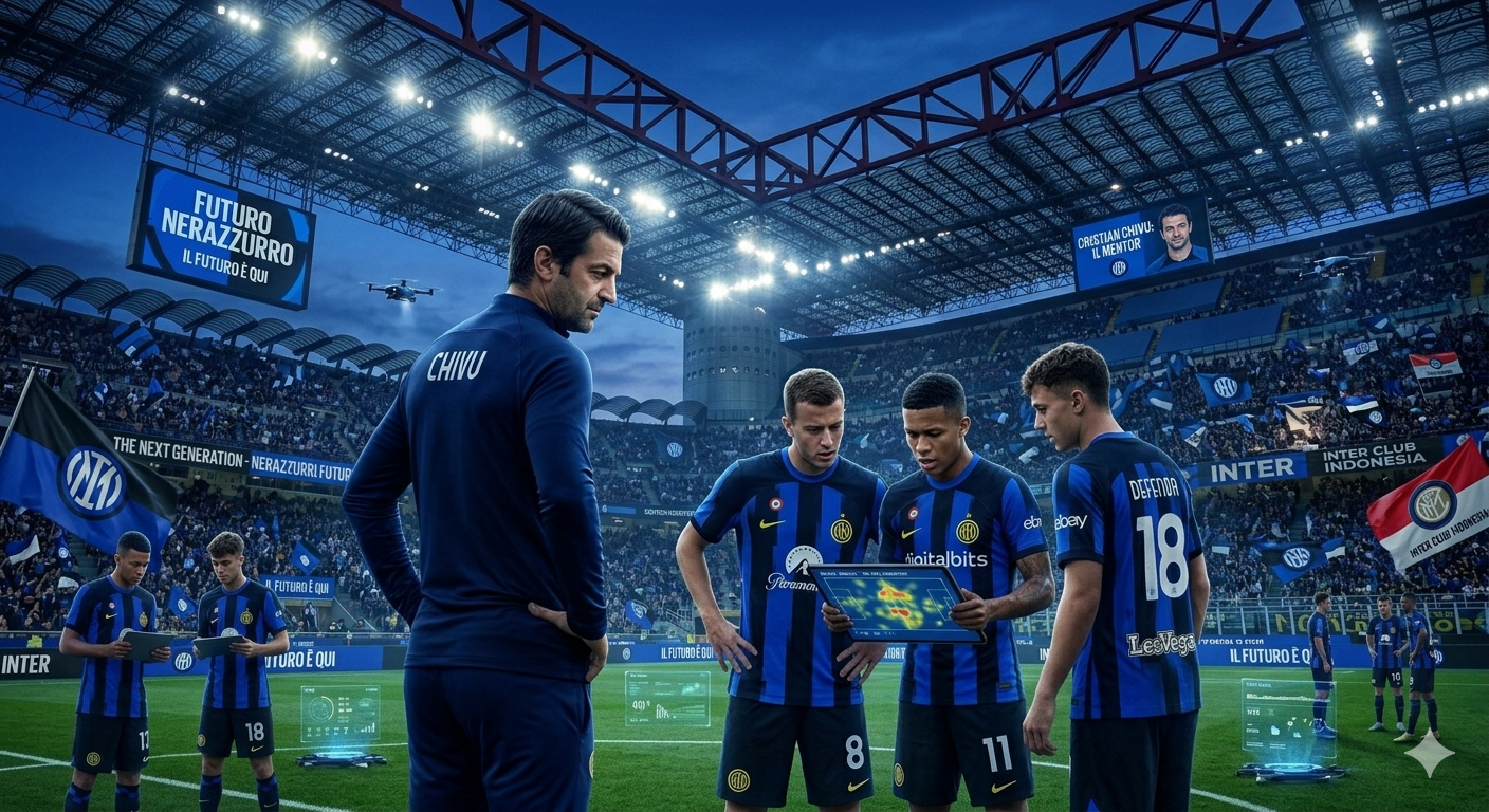 Ilustrasi Cristian Chivu dan proyek transfer baru Inter Milan