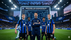 Ilustrasi Cristian Chivu bersama para pemain muda yang diproyeksikan menjadi senjata rahasia Inter Milan