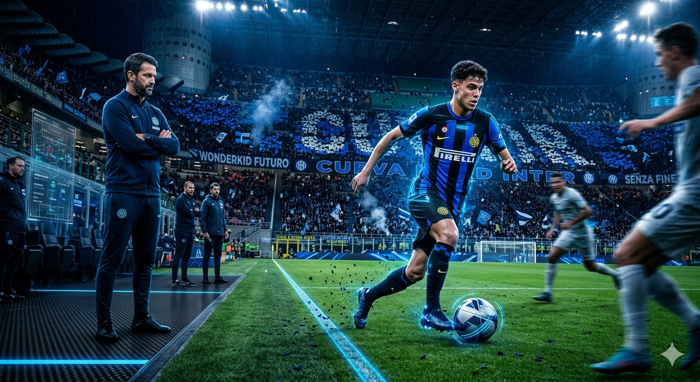Ilustrasi Valentin Carboni calon bintang baru Inter Milan era Cristian Chivu