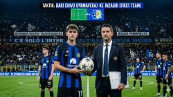Ilustrasi Kapten masa depan Inter Milan era Cristian Chivu